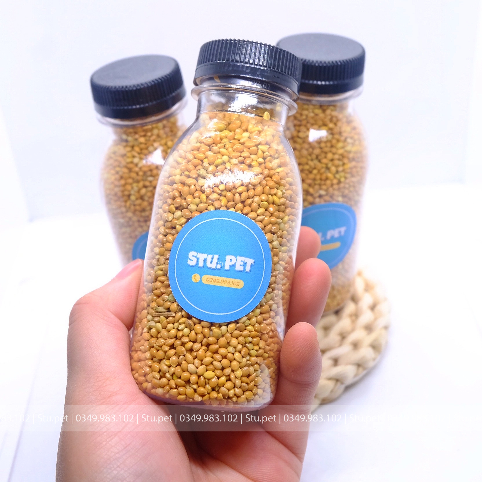 Hạt Kê thức ăn cho Hamster, vẹt, sóc bay, thỏ…100g