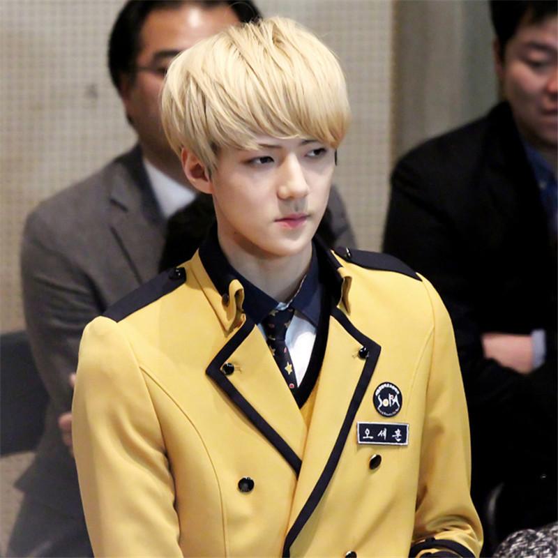 [HCM]Tóc Giả Nam Hàn Quốc Màu Begi ( Quả Trứng Gà ) Tặng Kèm Lưới AeShin - D20