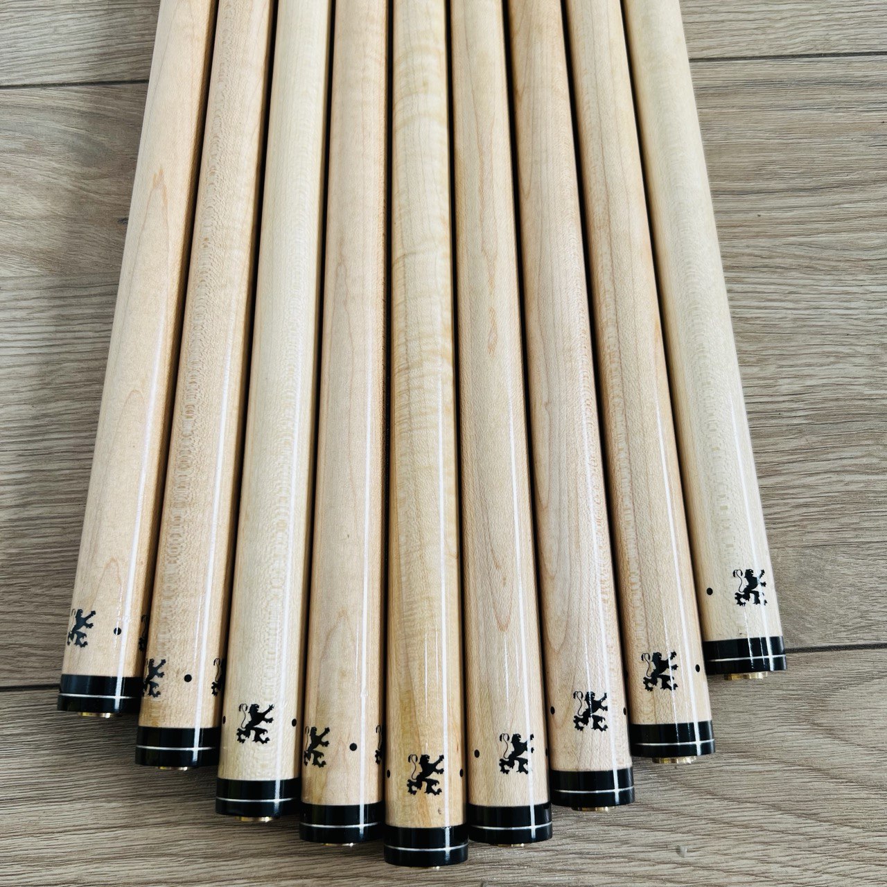 Ngọn Cơ Adam Gỗ Maple Canada Cao Cấp Đã Lên Tẩy Phíp , Ren 5/16/18 , Líp, 3 Băng, Lỗ