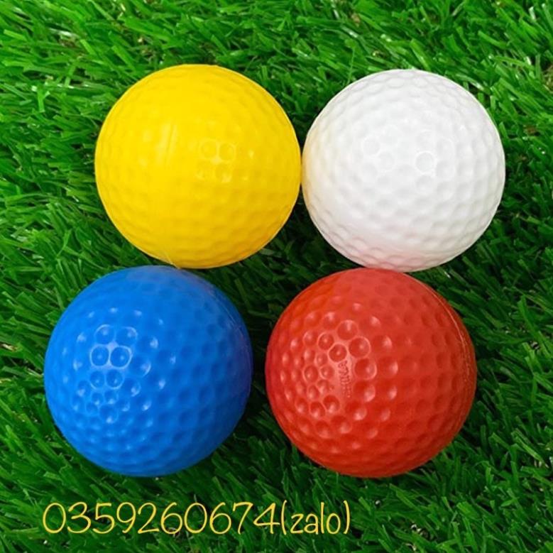 Bóng tập golf cao su đàn hồi tốt - combo 10 quả bóng tập golf