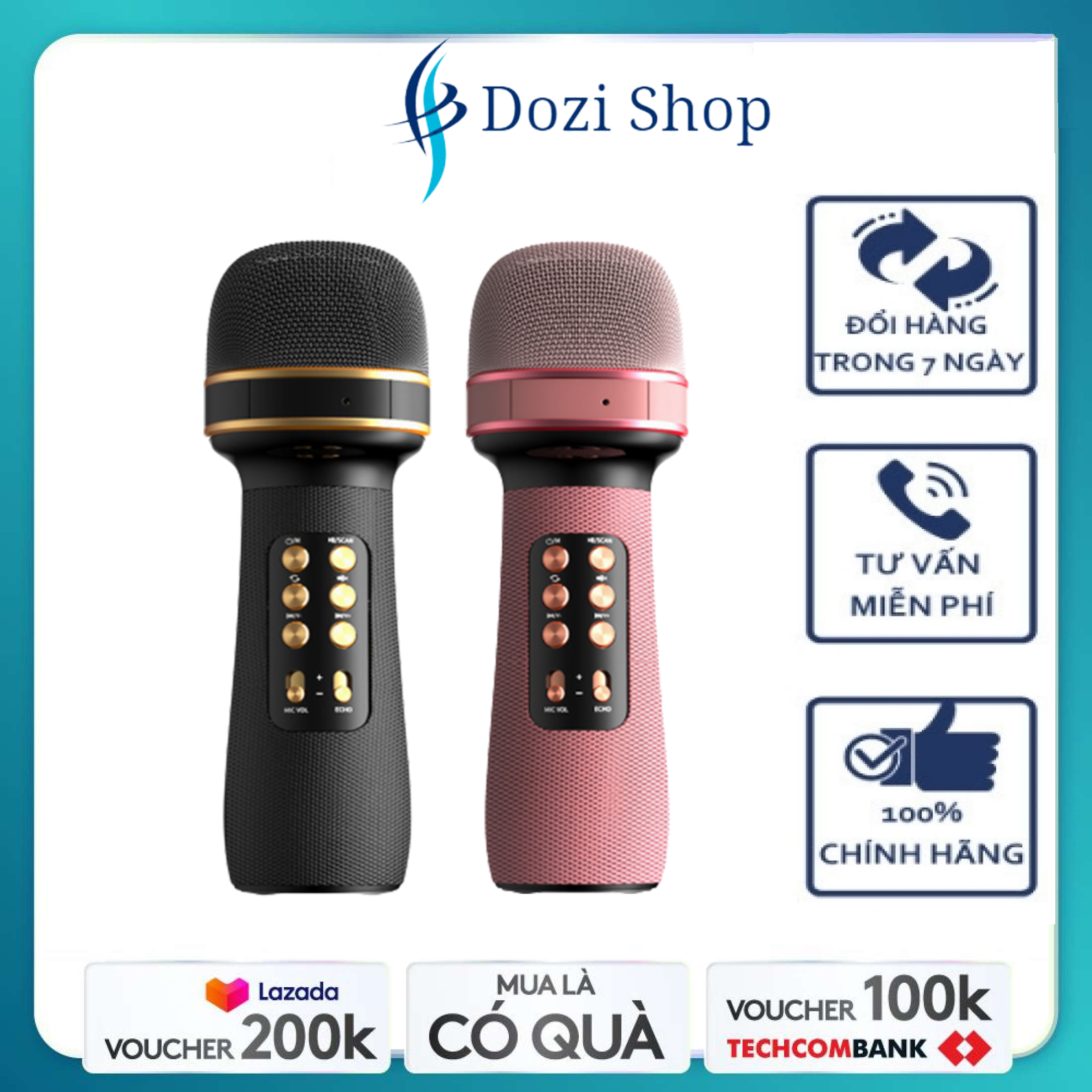 Mic Hát Karaoke Bluetooth Không Dây Công Nghệ Mới Âm vang, Ấm - Micro Không Dây Bluetooth WS-898 Siêu Hot - Micro Cầm Tay Bluetooth Chính Hãng, Loa Chất Lượng Cao - Mic Hát Karaoke Mini Hát, Livestream