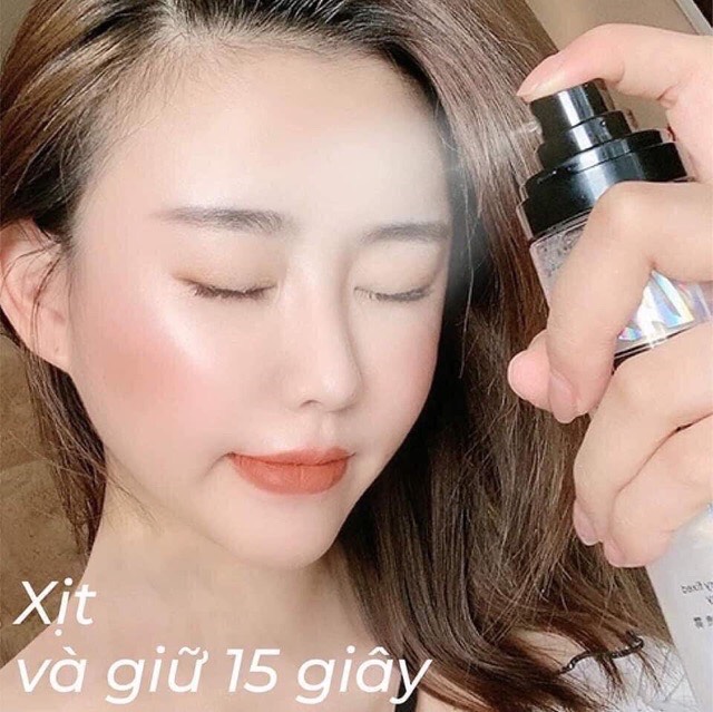 Khóa lớp Trang Điểm dạng xịt,  Kiểm Soát Dầu Giữ lớp make-up cố định mịn màng trong thời tiết nắng nóng suốt 24h