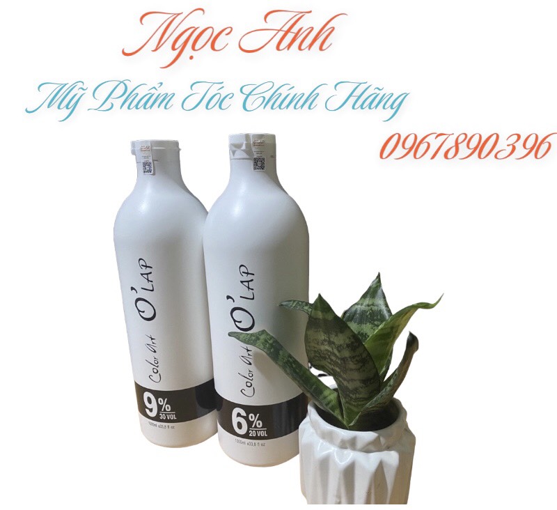 Oxy dung dịch trợ nhuộm o'lap colagen 1000ml đặc thơm ko sót