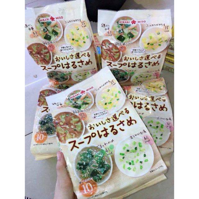 [Date mới nhất] Miến ngũ vị Nhật Hikari miso 10 gói - 5 vị