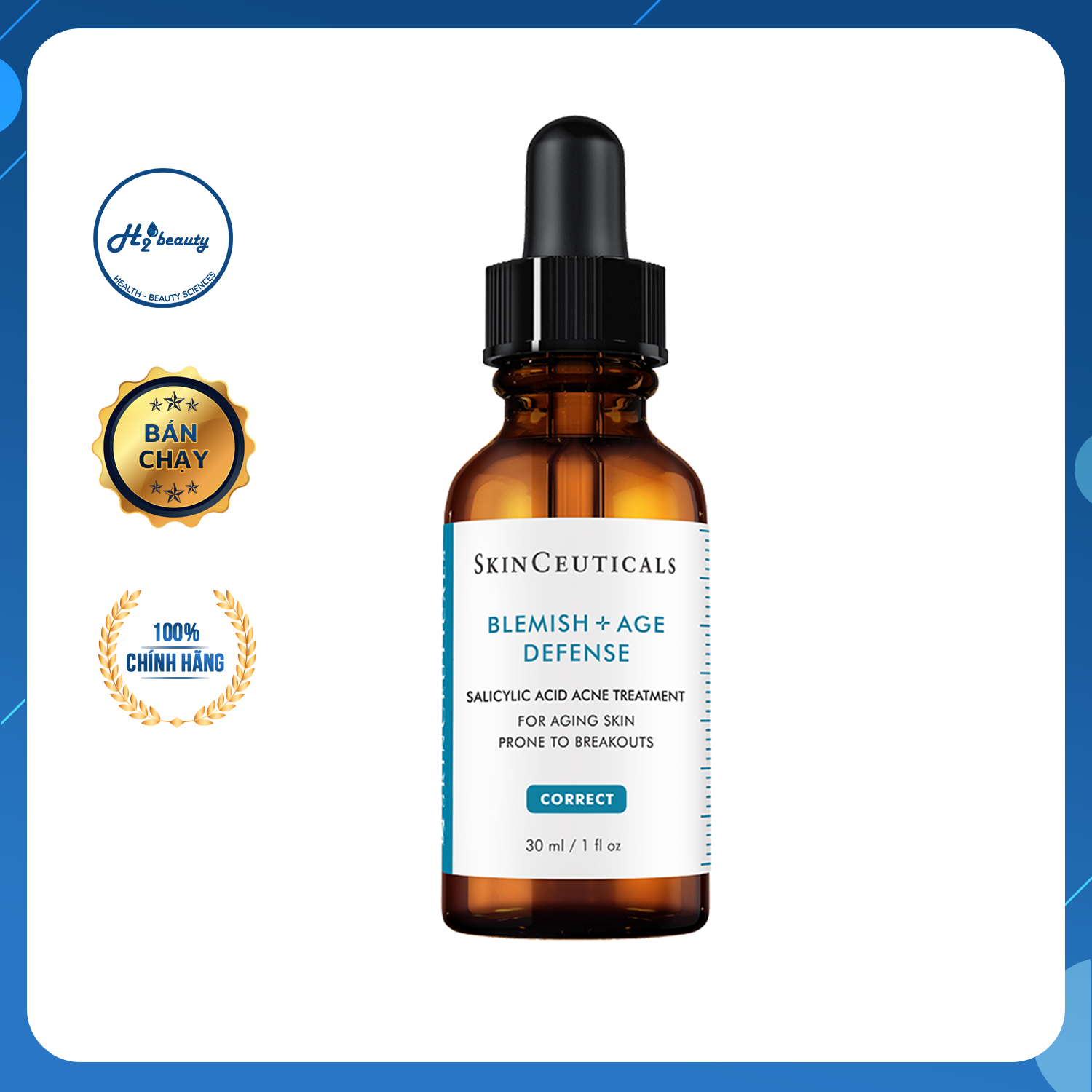 SkinCeuticals Blemish + Age Defense Acne Treatment - Serum đỉnh cao mà dành cho da mu.n - 30ml