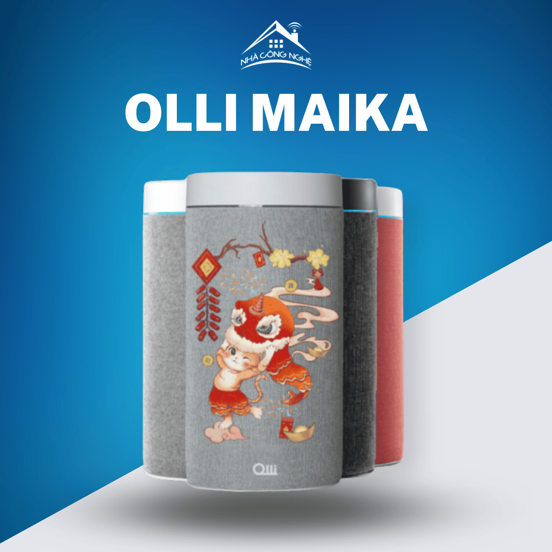 Loa olli maika thông minh - tương thích nhiều thiết bị nhà thông minh, nhiều tính năng nổi bật