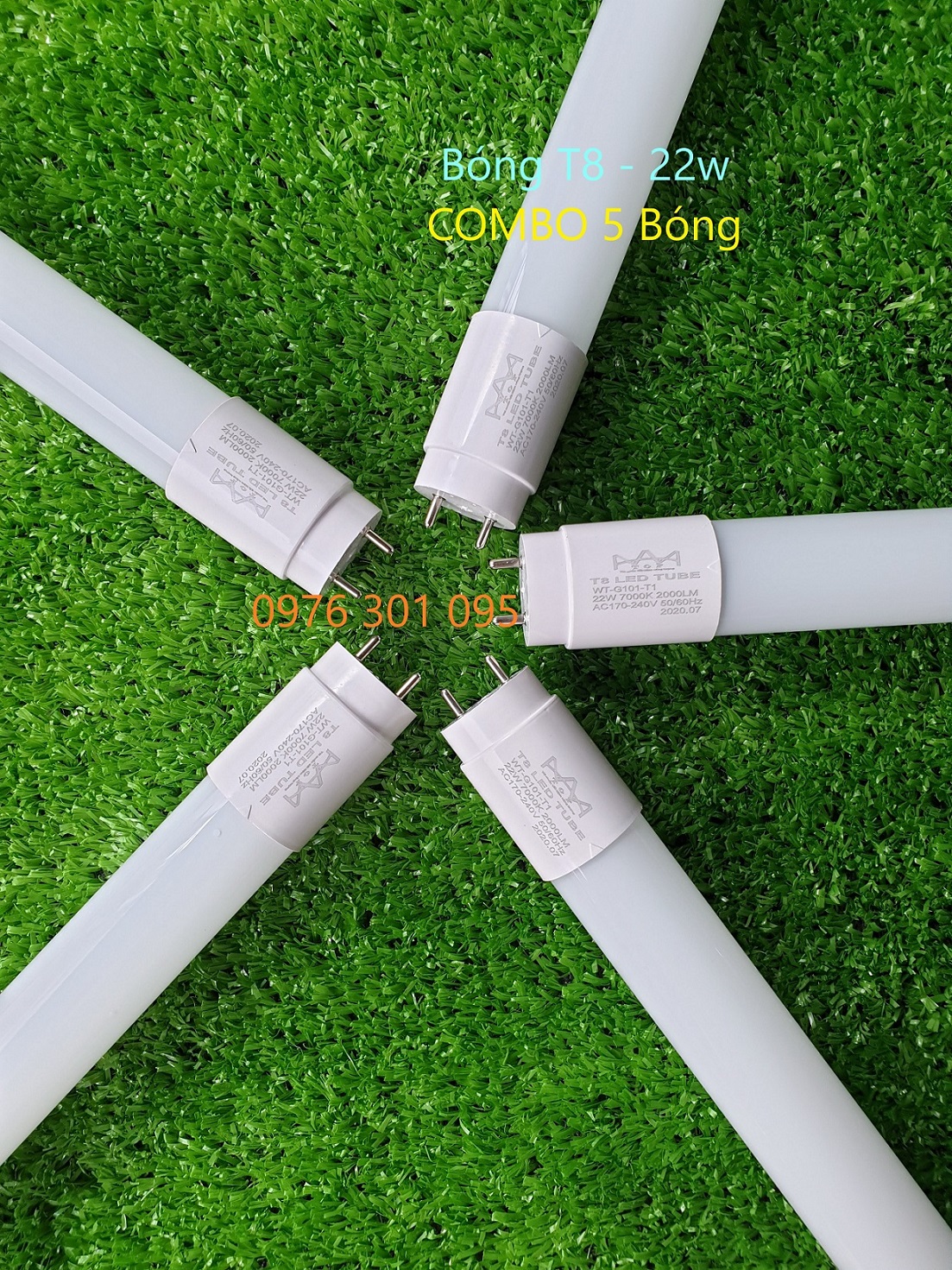5 bóng đèn led tuýp 1m2 - 22w