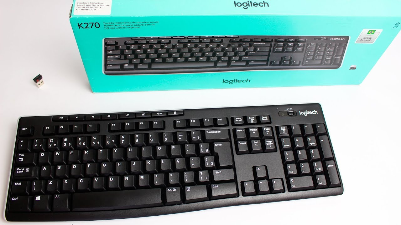Bàn phím không dây logitech k270