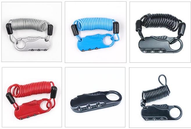 Khóa mũ bảo hiểm Zentorack - Khóa số chống trộm đa năng Zentorack