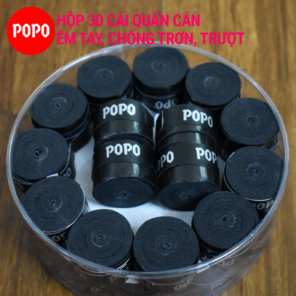 Quấn cán Tennis, Cầu lông, mềm mại độ bền cao - Hộp 30 cái SPORTY