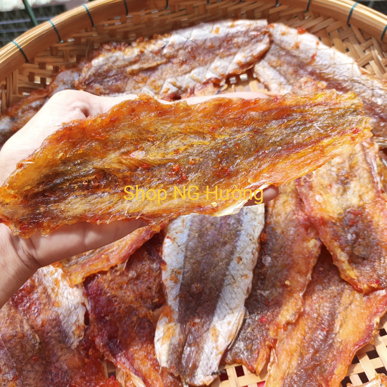Khô cá mối tẩm gia vị, khô mối đường, thịt thơm dai ngon, vị ngọt thơm ngon