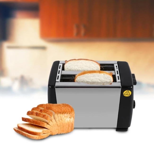 [HCM]Máy nướng bánh mì 2 ngăn Sokany HJT-016S