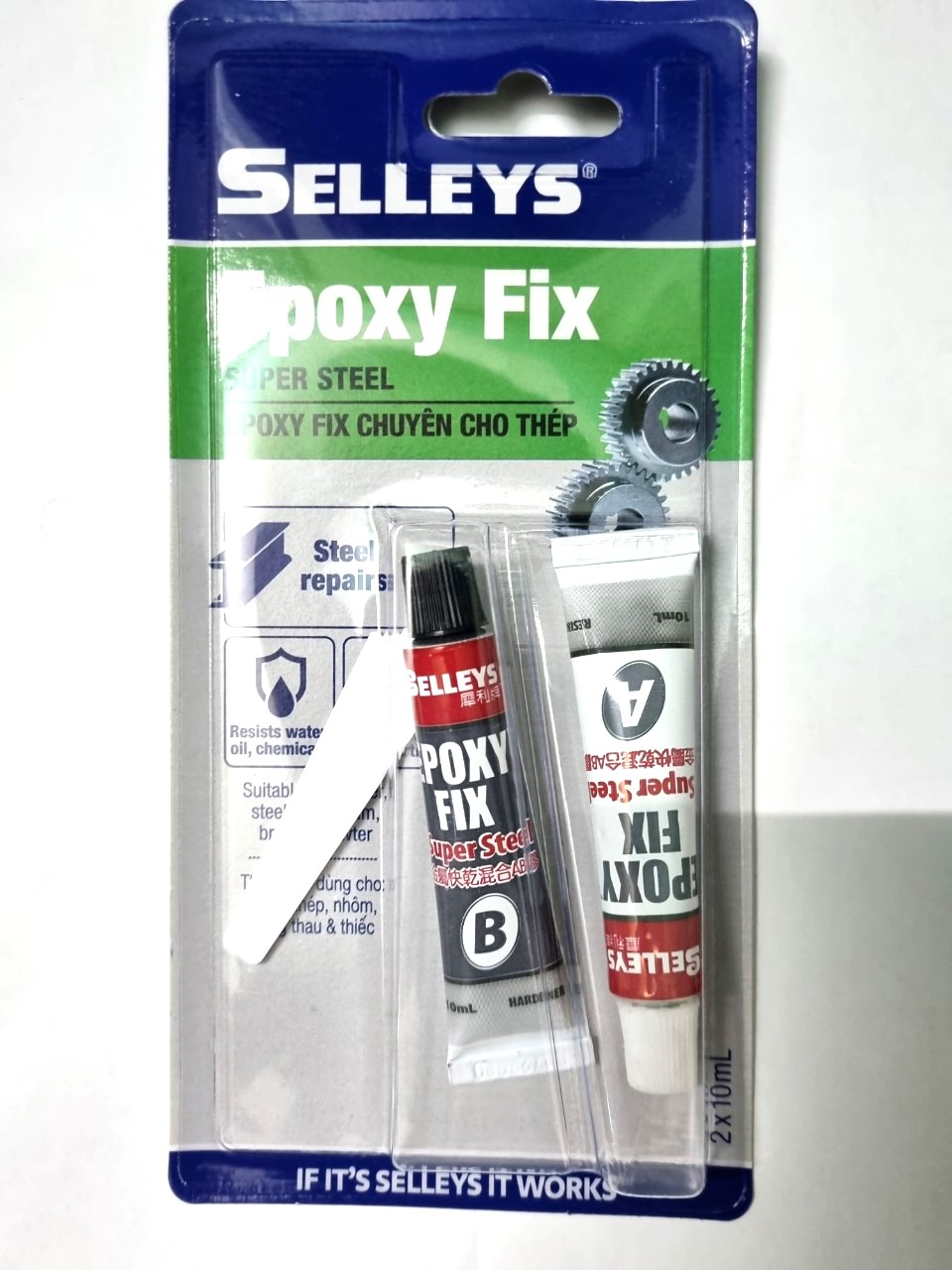 Keo dán 2 thành phần epoxy fix selleys