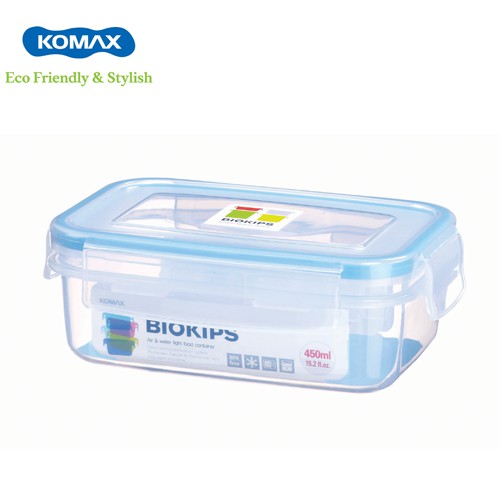Hộp nhựa chữ nhật komax biokips có khay 71511 - nhựa pp