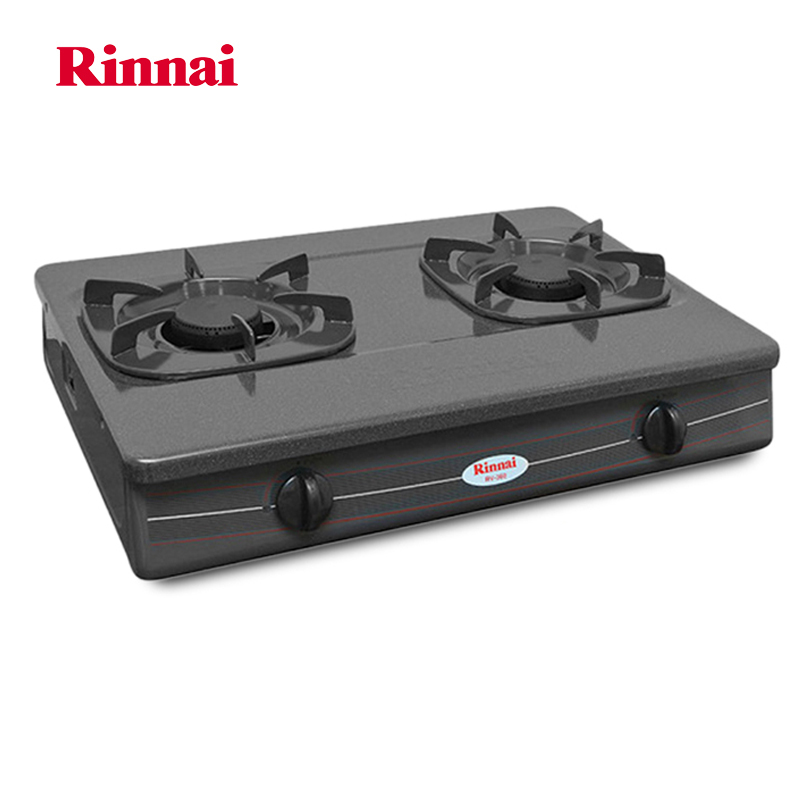 Bếp gas 6 tấc Rinnai RV-360GM, Chén gang đúc lửa xanh tiết kiệm gas