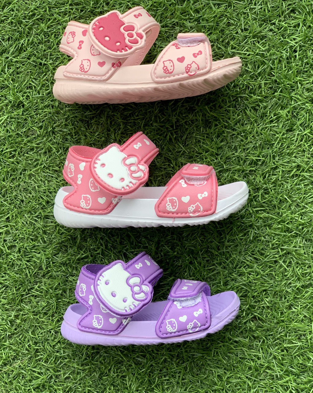 Sandal tập đi xốp hello kitty siêu nhẹ siêu nhí cho bé gái size 18-23
