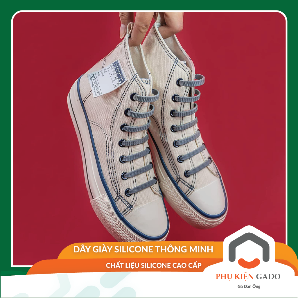 Dây giày cao su thông minh GADO dây xỏ giày thời trang unisex chất liệu silicon cao cấp