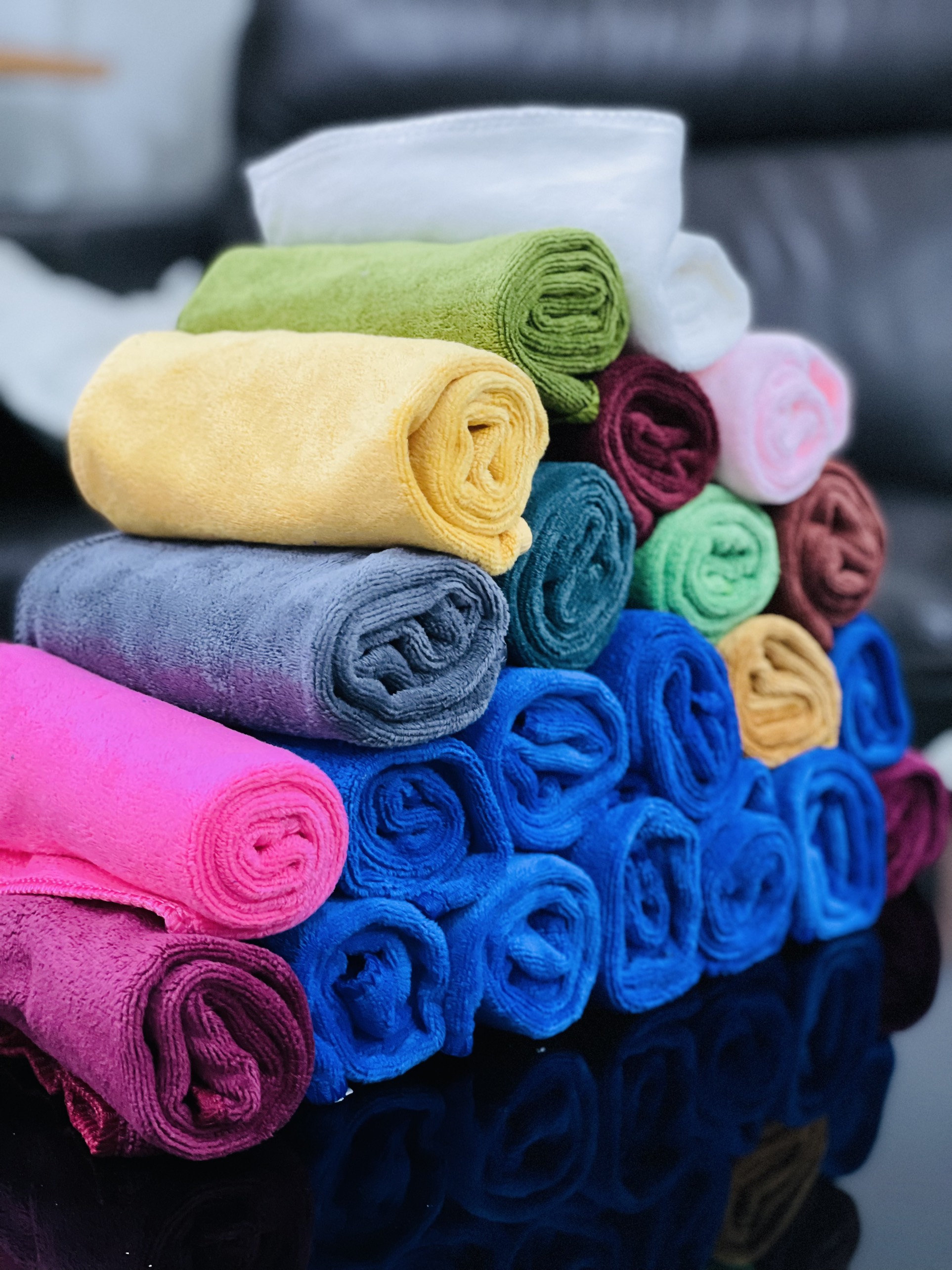 Combo 10 khăn lau đầu, khăn gội đầu SPA