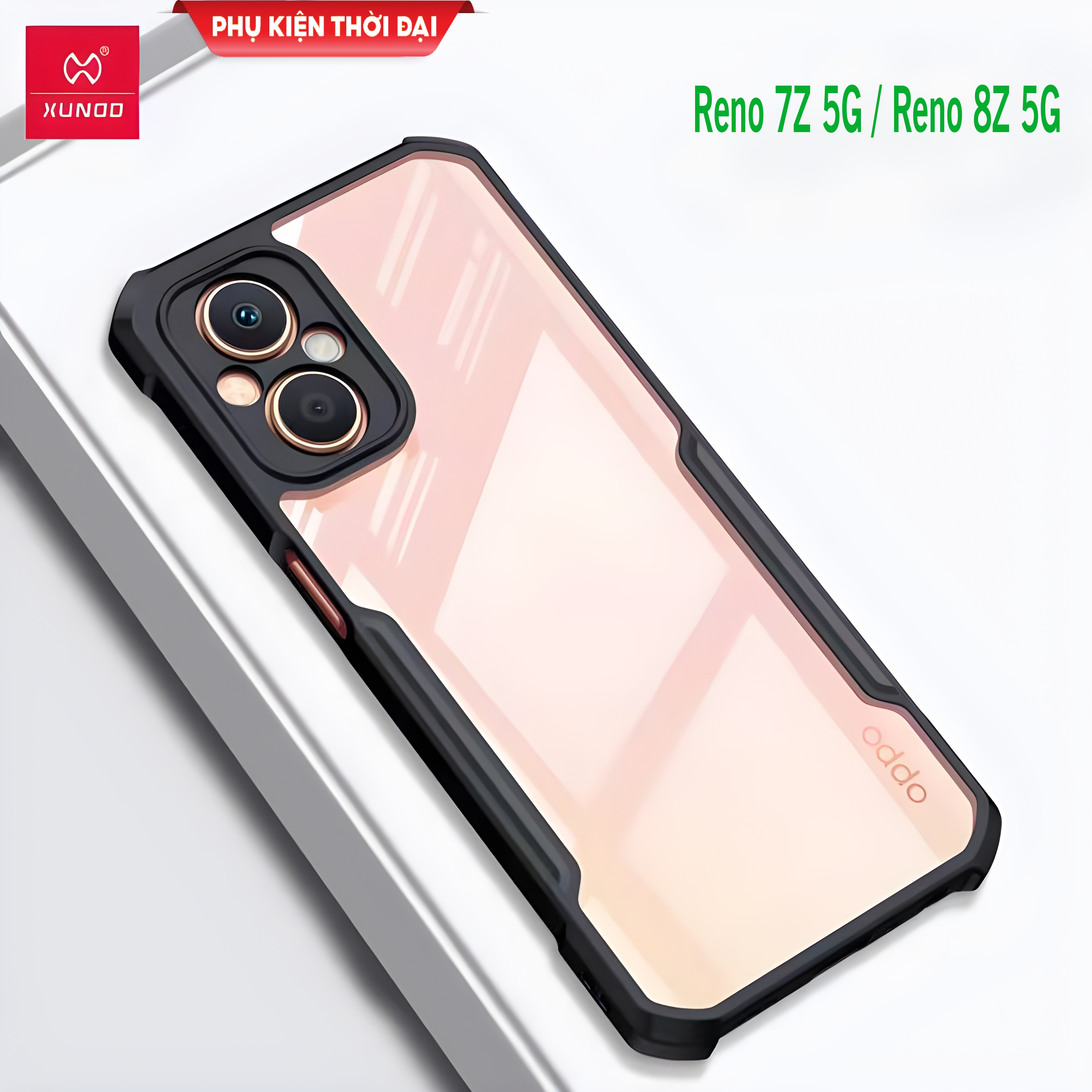 Ốp lưng XUNDD Oppo Reno 7Z 5G / Reno 8Z 5G chống sốc chống va đập mạnh cao cấp bảo vệ camera