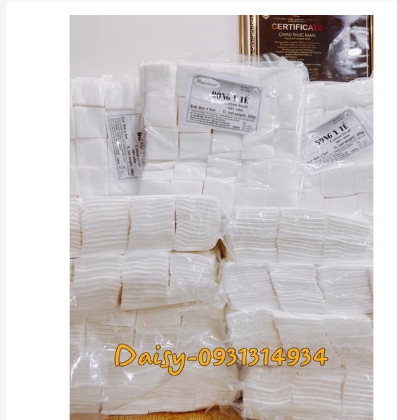Bông gòn cắt sẵn Bảo Thạch 6x6cm
