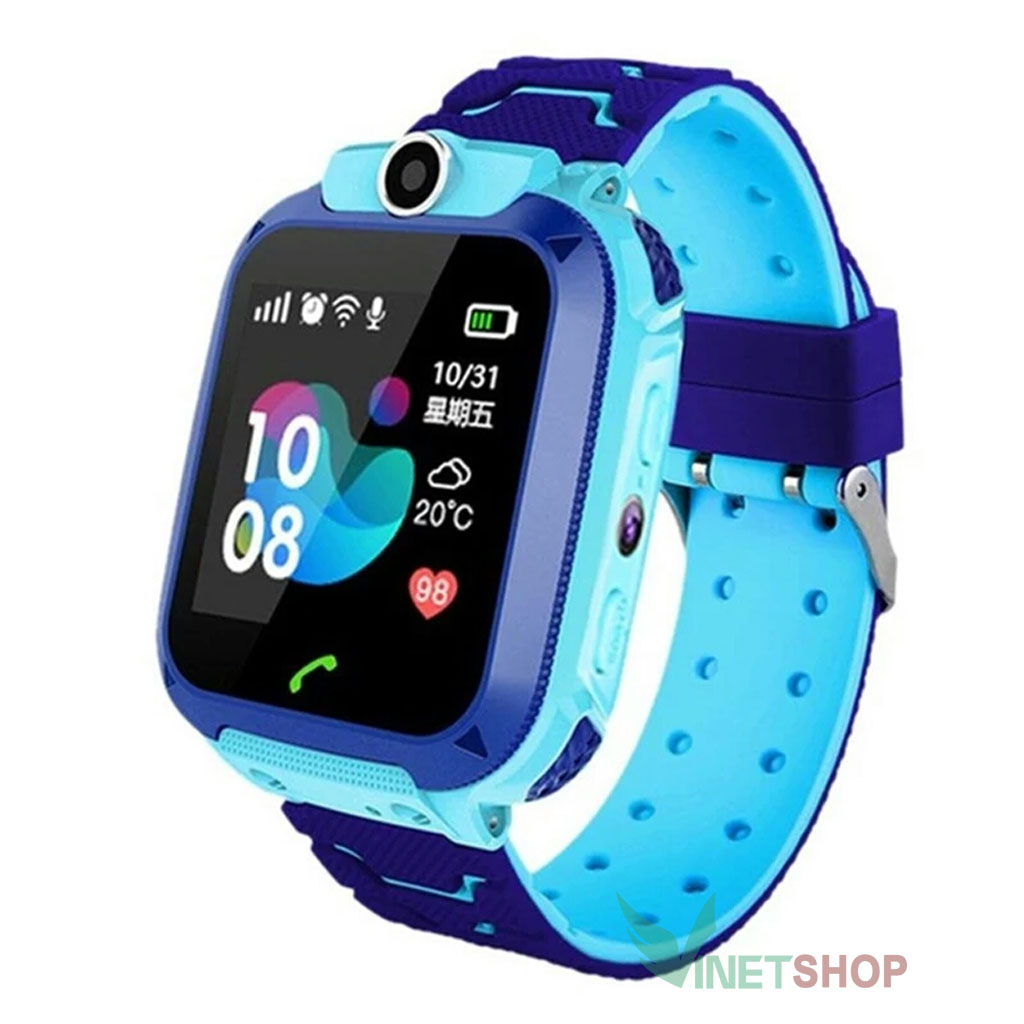 Đồng Hồ Định Vị Thông Minh Q12 /S12 cho Trẻ Em Học Sinh Ngôn ngữ Tiếng Việt- Nghe Gọi -Quay Phim-Chụp ảnh -dc3918