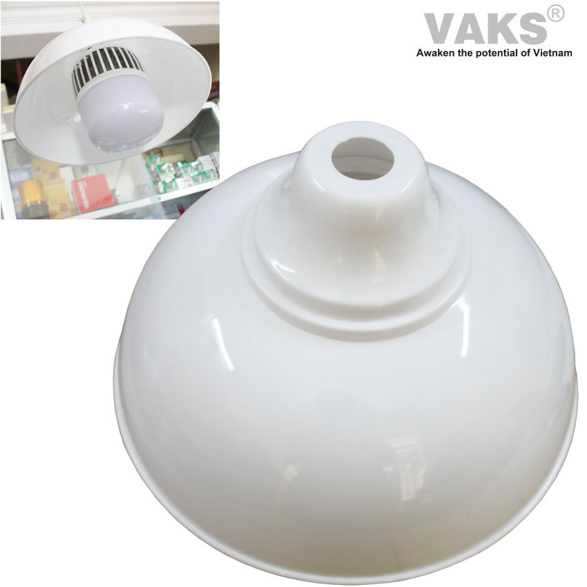 [HCM]Chụp đèn chống mưa chống chói kích thước 295mm x 180mm - 319 - nhựa ABS - sx tại Việt Nam