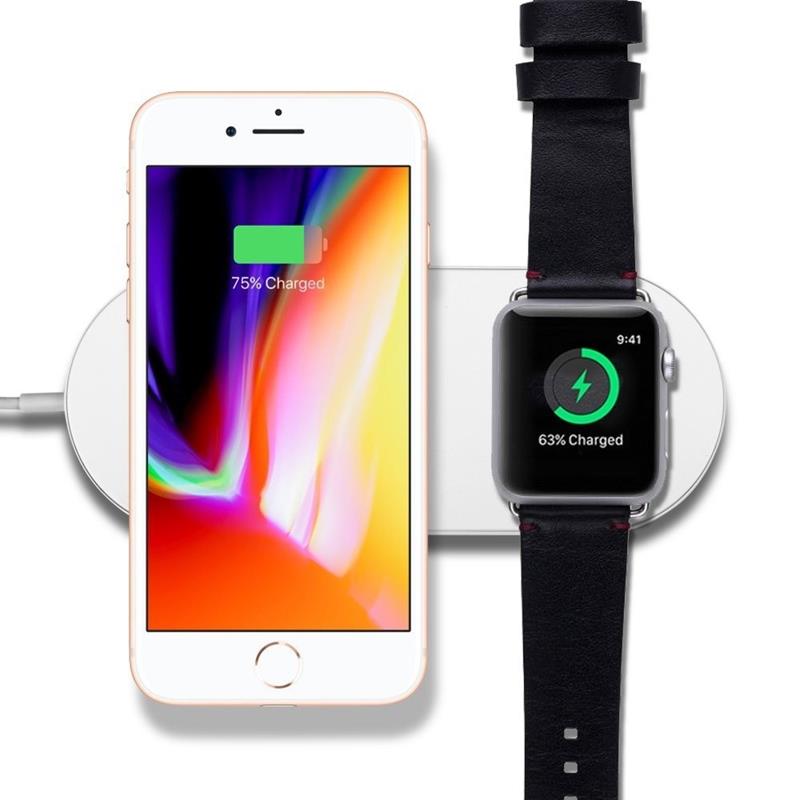 Đế sạc không dây Mini Airpower cho iPhone & Apple Watch - Hàng Nhập Khẩu -DC3022