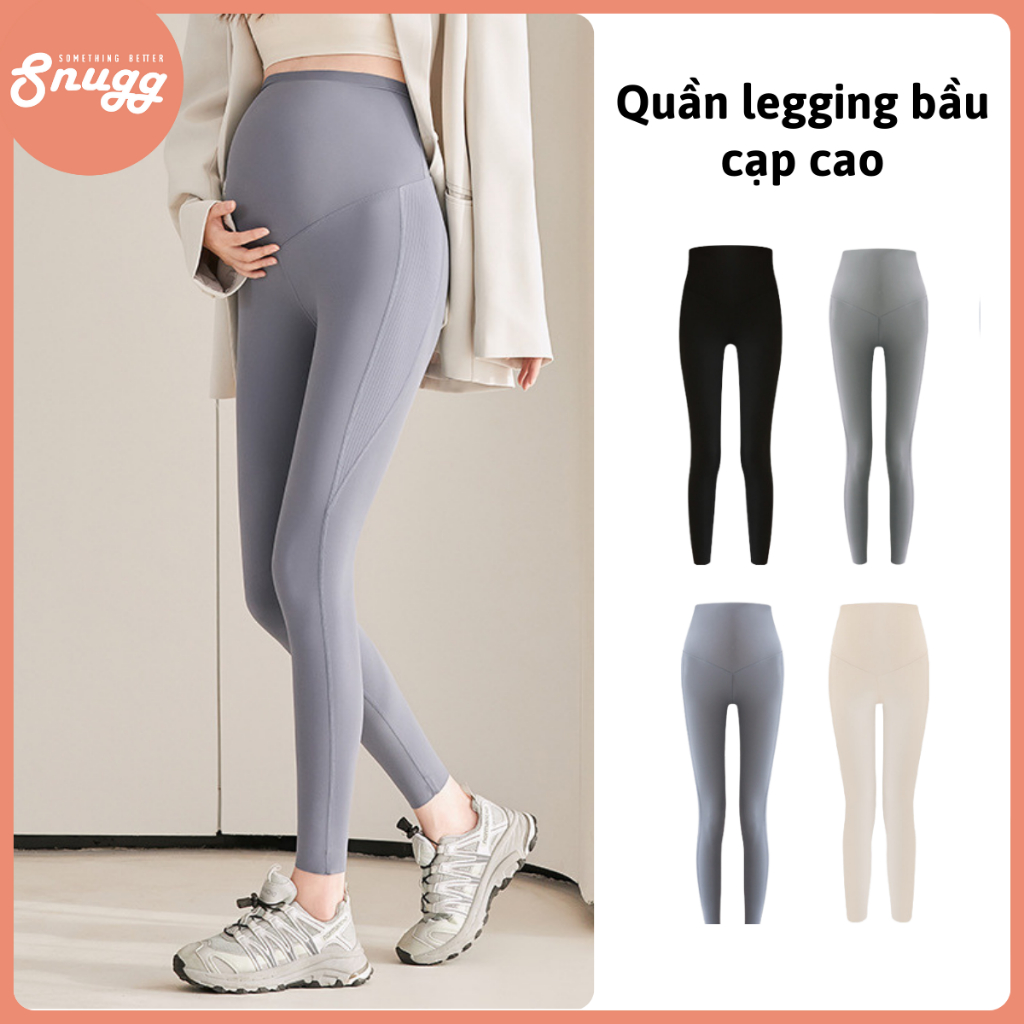 Quần legging bầu Dandelion dáng dài cạp cao co giãn bốn chiều Snugg - SNU2218