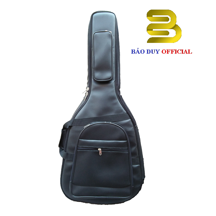 Bao đàn Guitar Thùng 5 lớp màu Đen