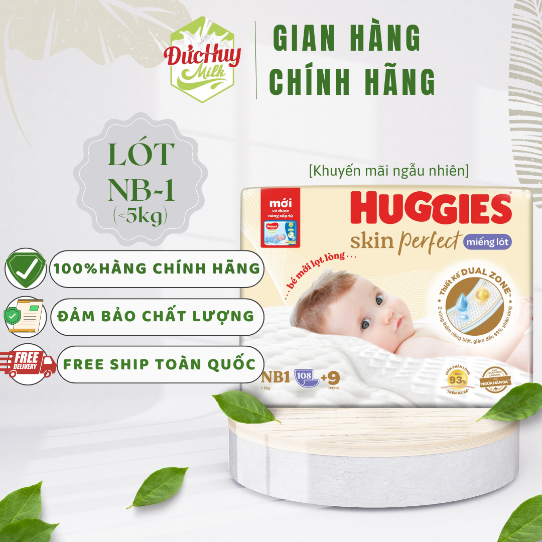 Miếng lót Sơ Sinh Huggies Skinperfect Newborn 1