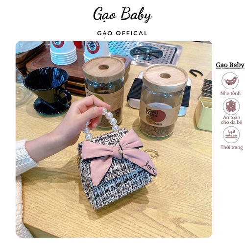 Túi đeo chéo mini dễ thương phong cách Hàn Quốc cho bé gái