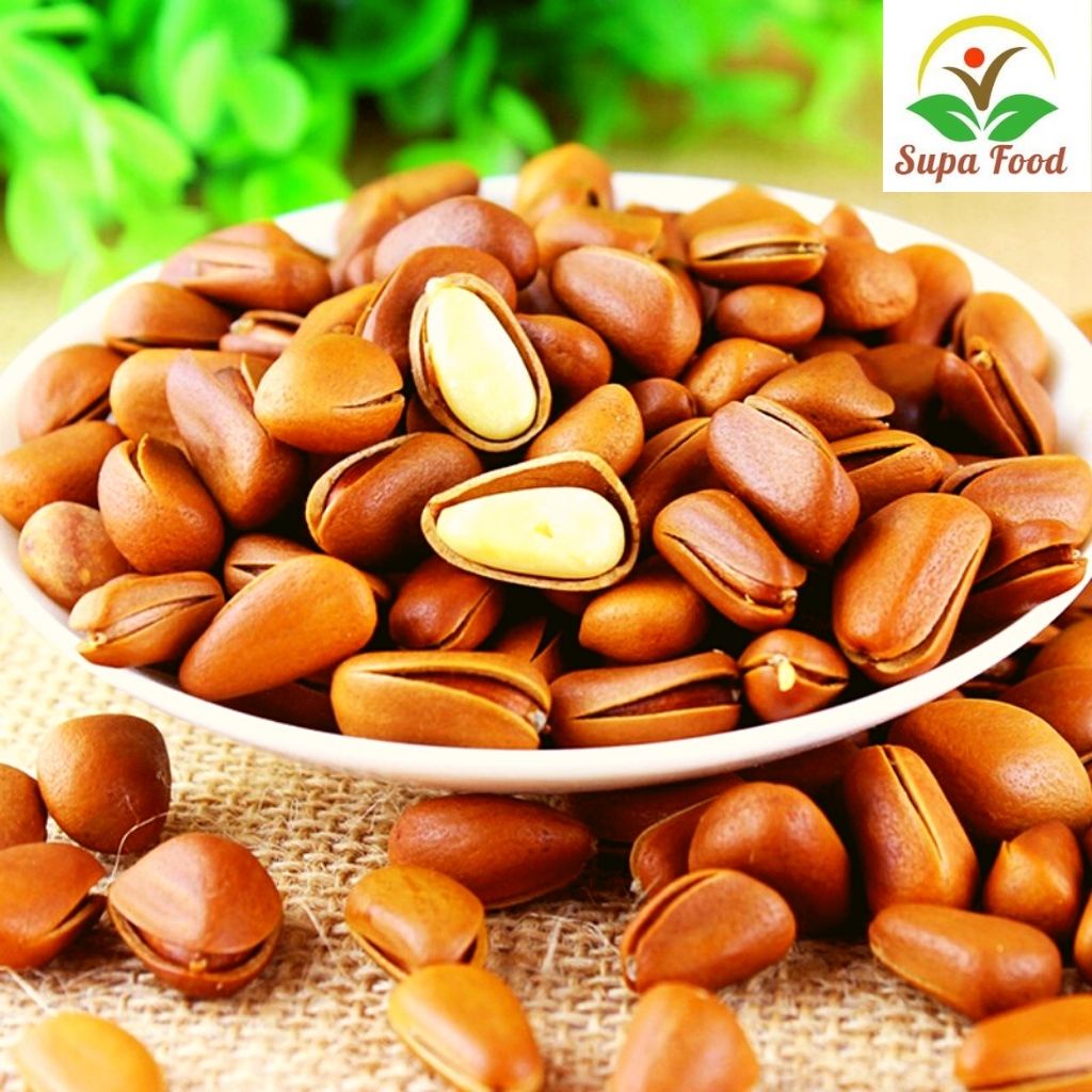 Hạt thông chuẩn mỹ sấy chín nguyên vị thơm,ngon giòn tan, bùi-ăn vặt bà bầu, ăn vặt giảm cân - hạt dinh dưỡng -bb food-hũ 500gr