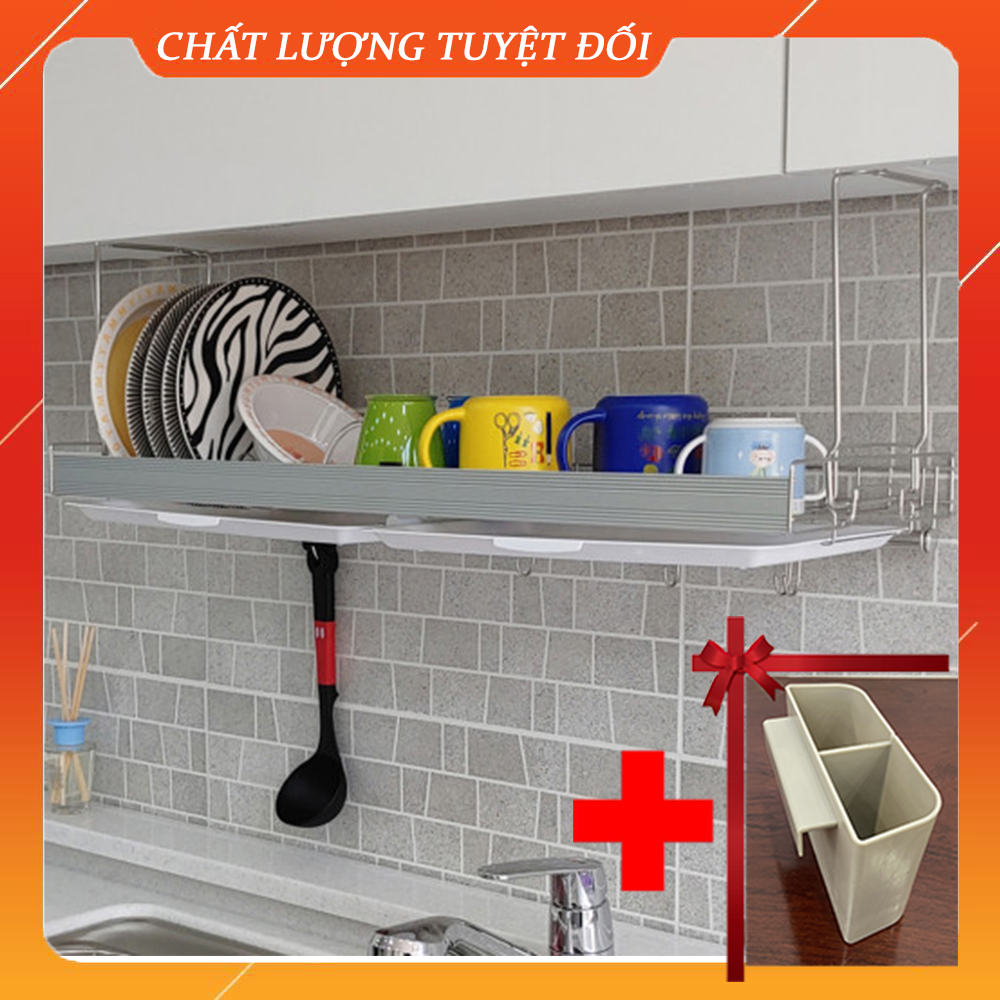 Kệ chén bát inox 304, kệ chén bát treo tủ bếp - alc a