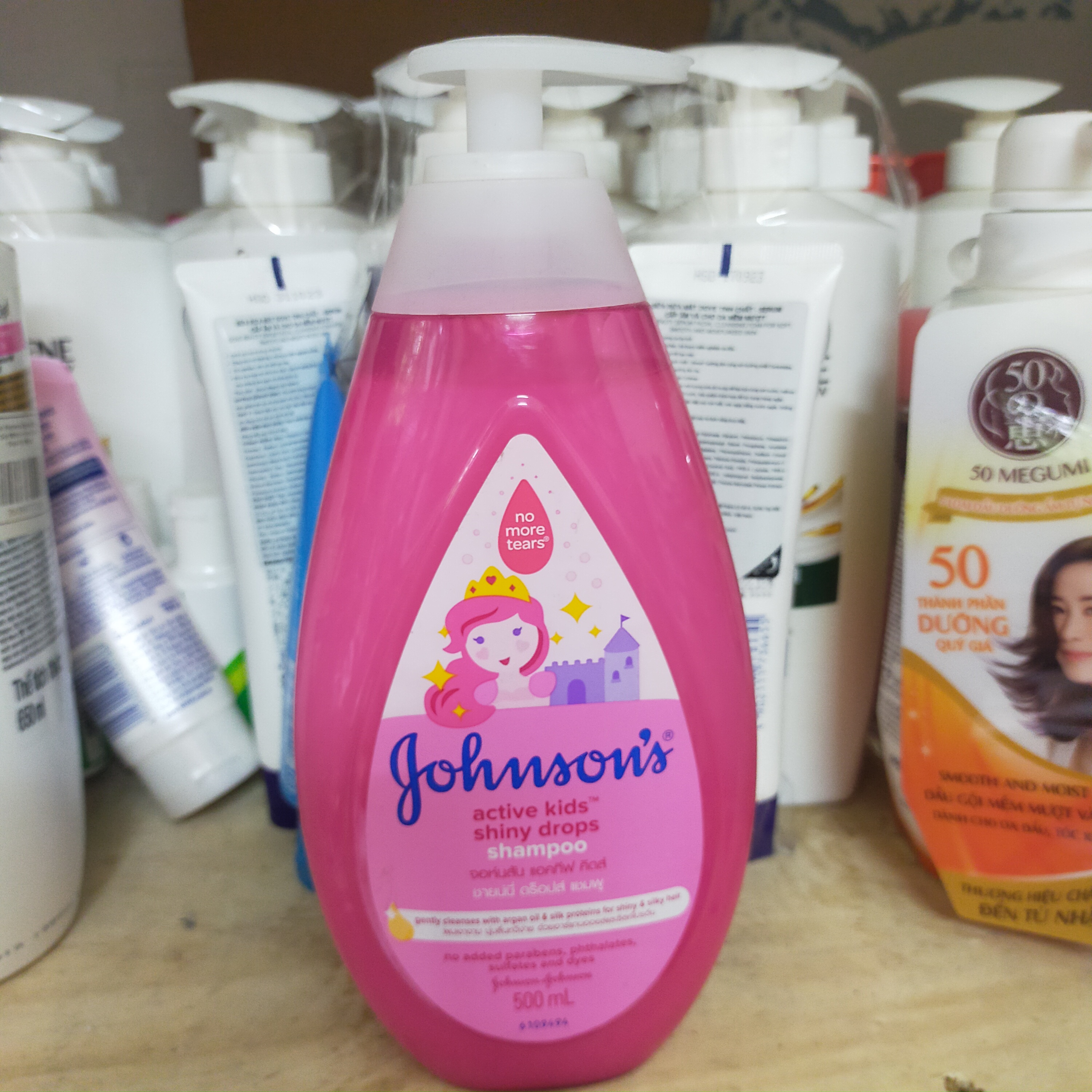 Sữa tắm và dầu gội cho bé johnson baby 500ml