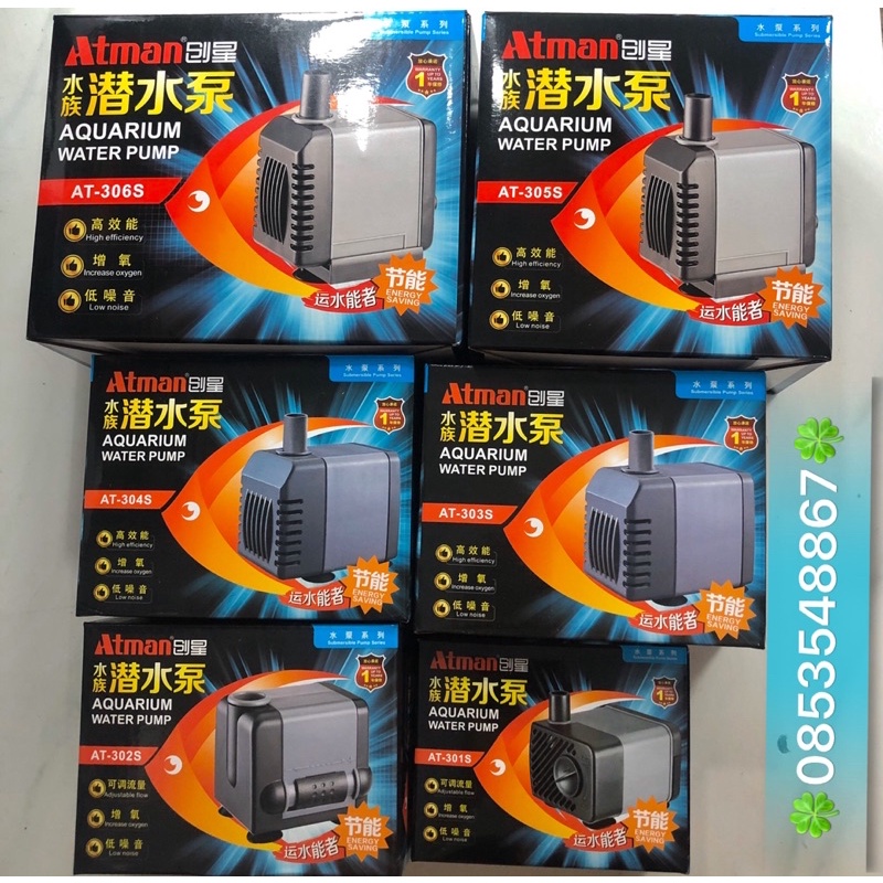Máy bơm atman 301s / 302s / 303s / 304s / 305s / 306s - đủ công suất cho các hồ