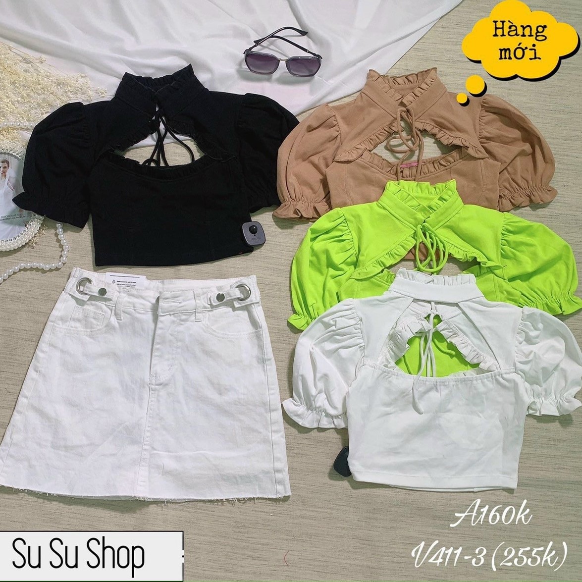 Áo croptop cổ tàu, áo thun croptop khoét ngực, áo thun body khoét ngực giọt nước