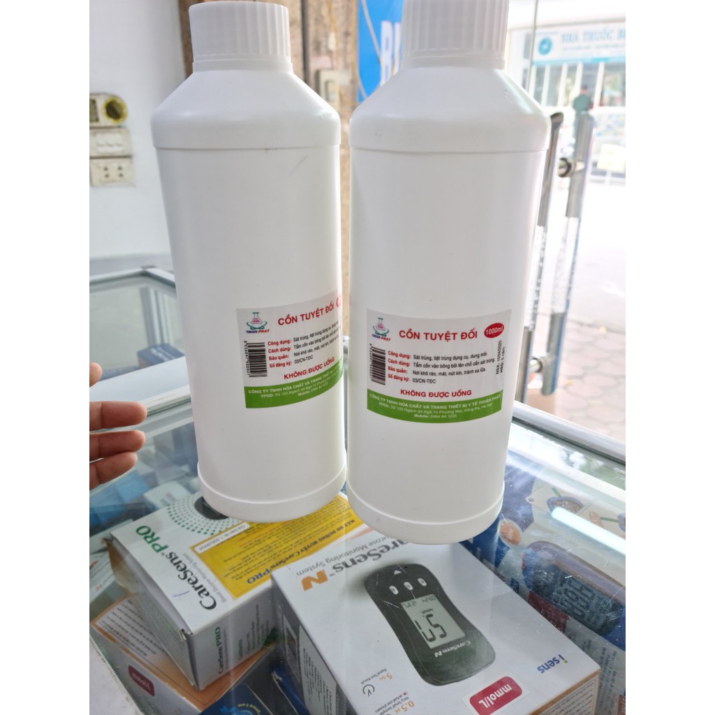 Cồn Tuyệt Đối - Cồn Ethanol 99,7% Chai 1 Lít