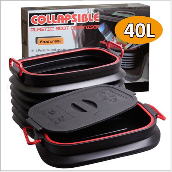 Thùng đựng đồ co dãn 40l cho ô tô - xe hơi