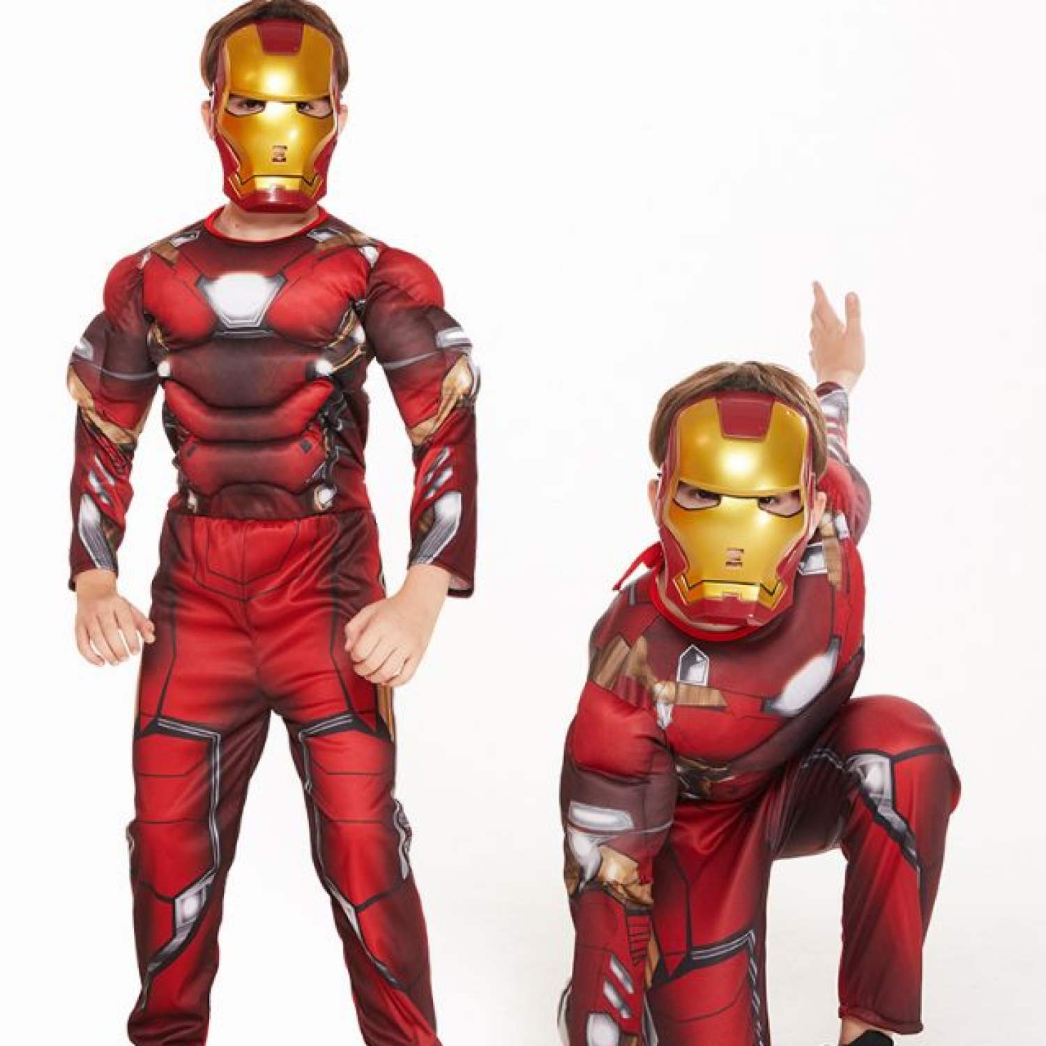 Trang Phục Hóa Trang Iron Man, Bộ Đồ Iron Man Kèm Mặt Nạ Cho Trẻ Em