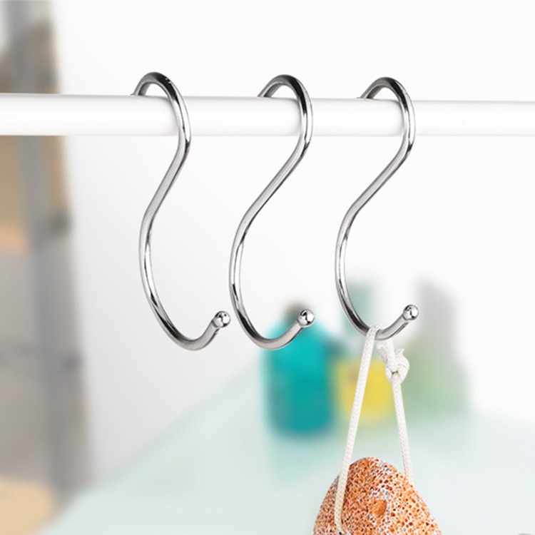 Móc chữ S ANA treo đồ tiện lợi siêu chắc, treo dụng cụ nhà bếp, quần áo