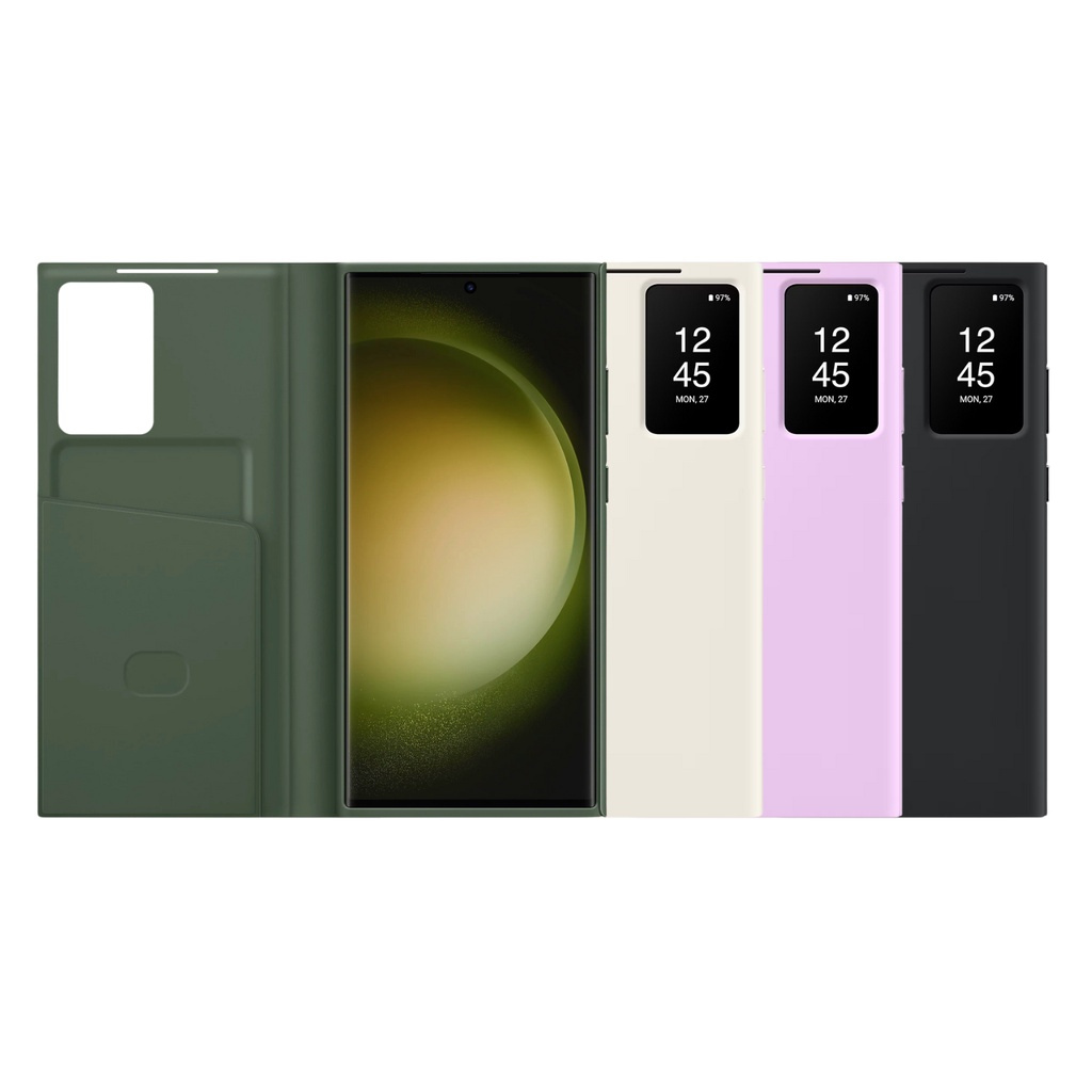 Bao da smart clear view galaxy s23 ultra 5g ✅ mới 100%✅ màn hình thông báo cuộc gọi✅ chống sốc ✅ hàng chính hãng