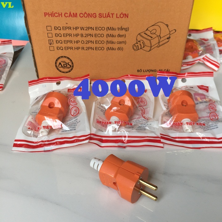 Phích cắm chịu tải cao 4000W Điện Quang