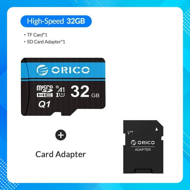 Thẻ nhớ micro sd 32gb orico msq1 tốc độ 80mb/s class 10 a1 u1 uhs-i - micro sd memory tf card 32gb