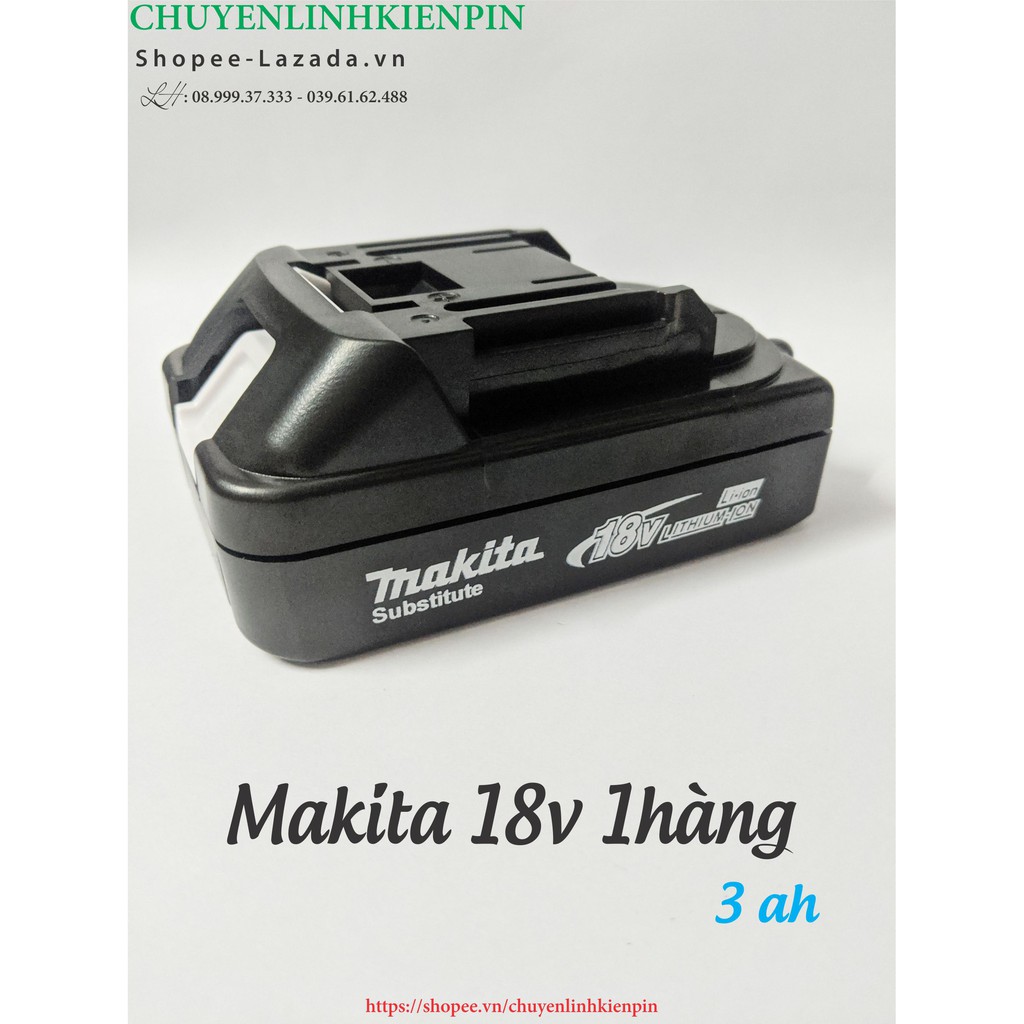 Vỏ pin makita 18v adaptor, 1 hàng - 5 cell_bl1830b_