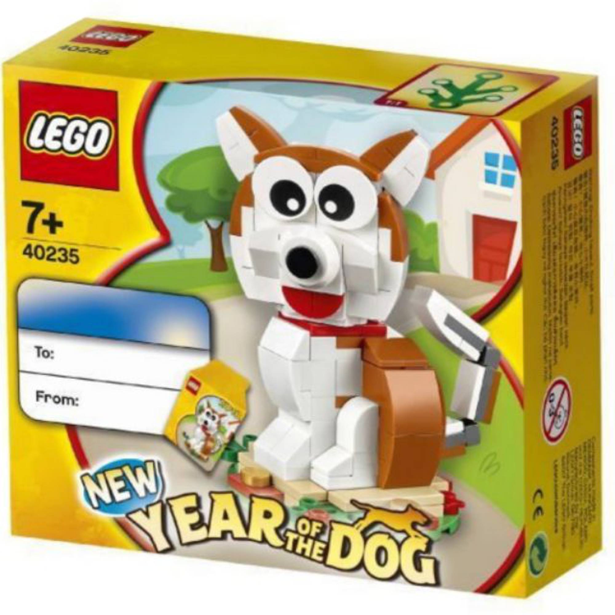 Lego new year of the dog - chúc mừng năm mới mậu tuất - 40235