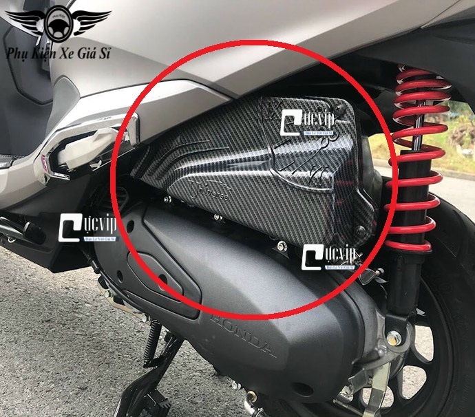 Ốp pô e xe lead 2022 sơn carbon ms4288