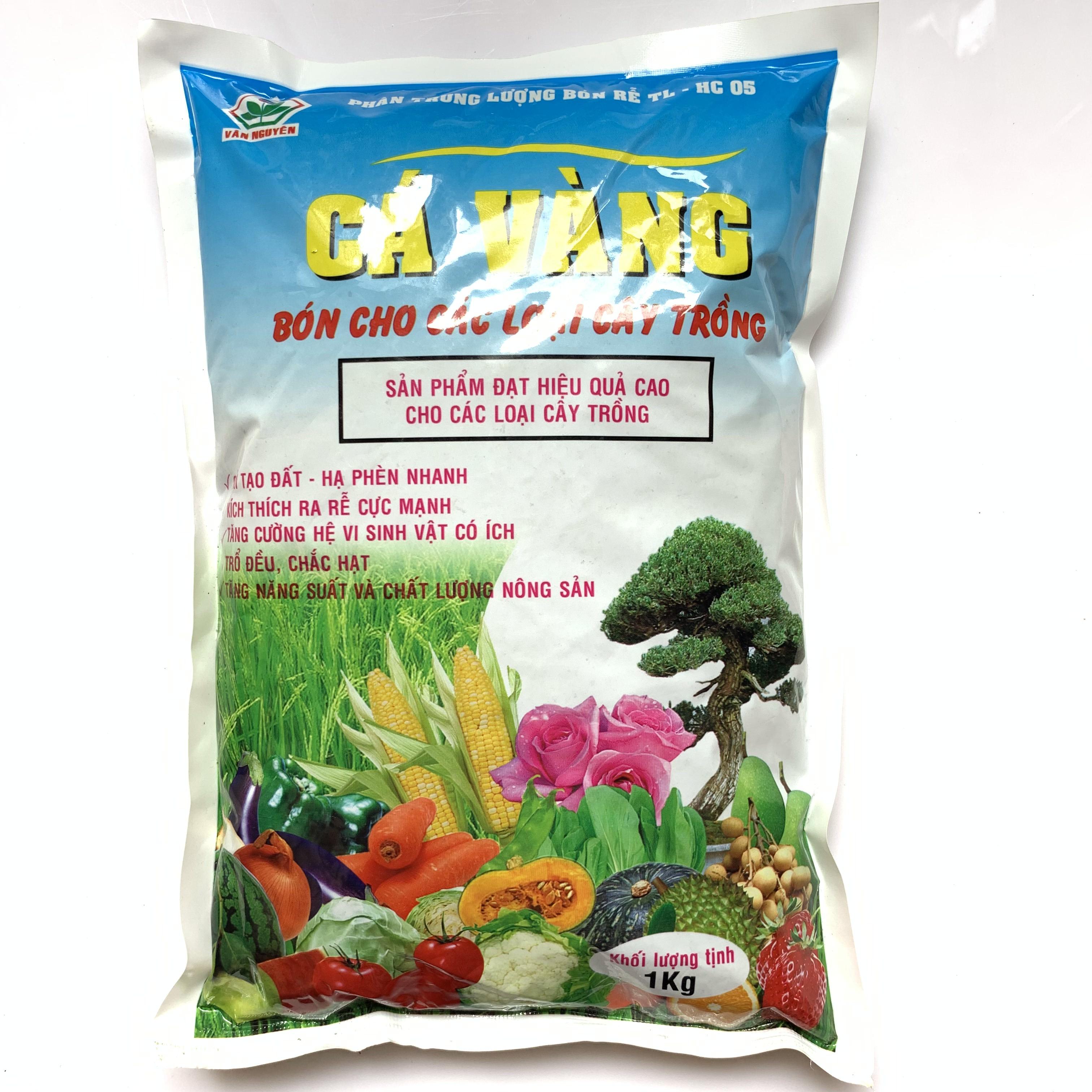 Phân Trung Lượng Bón Rễ TL - HC 05 Cá Vàng, phan bon re trung luong,huu co, rong bien