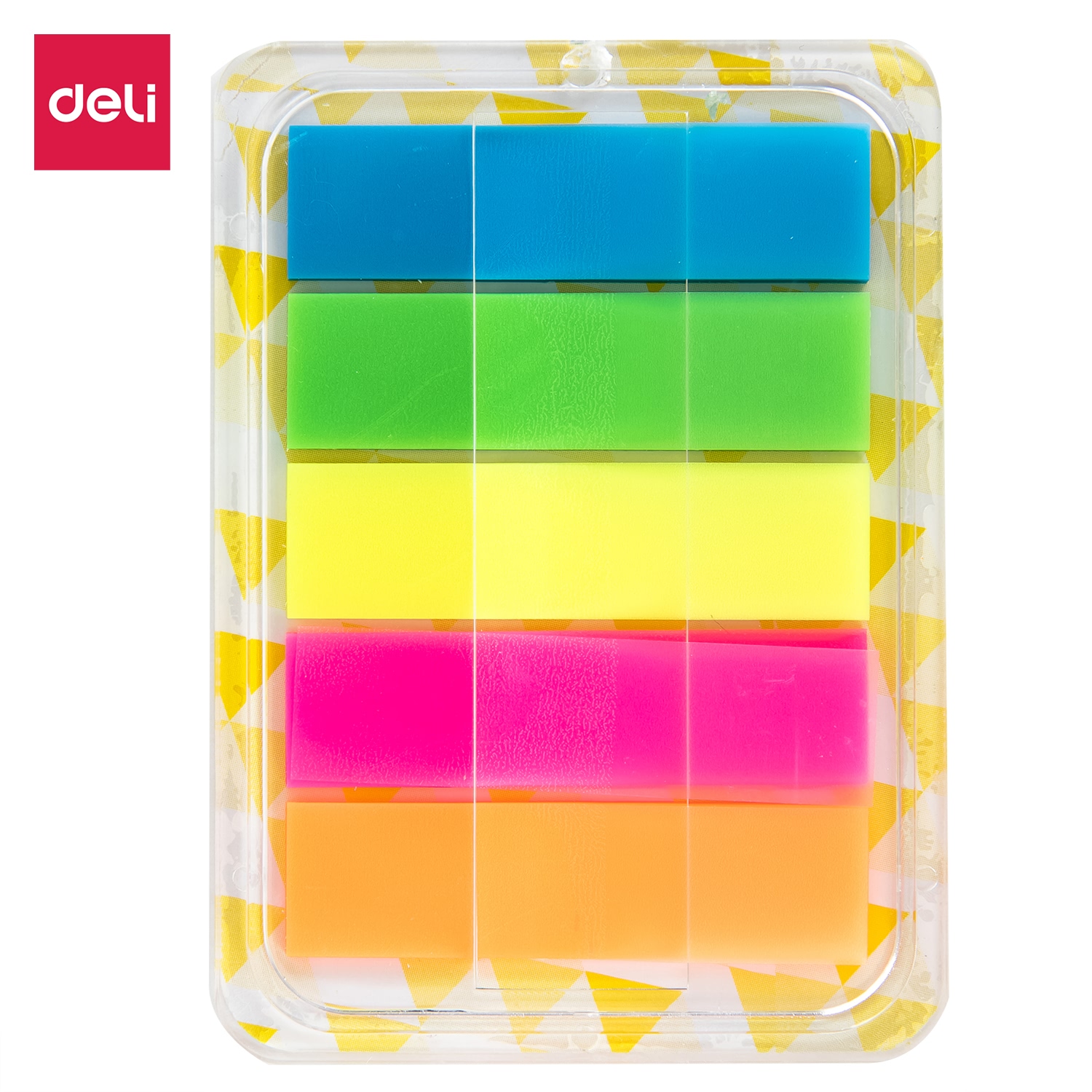 Giấy phân trang Deli - nhiều màu -  44×12mm, 5 màu × 20 tờ - 1 tệp - EA10202