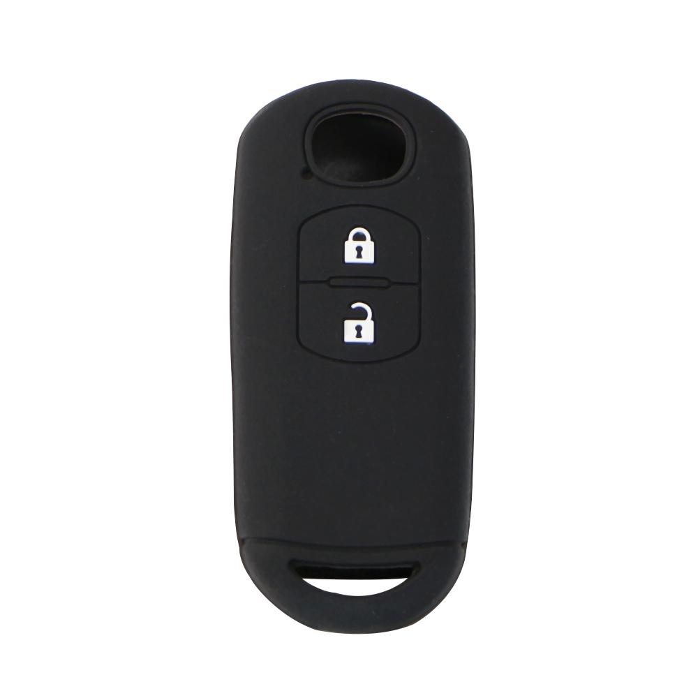 Bao silicone chìa khóa cho xe ôtô mazda 2, 3, 6, cx5 - 2 nút bấm