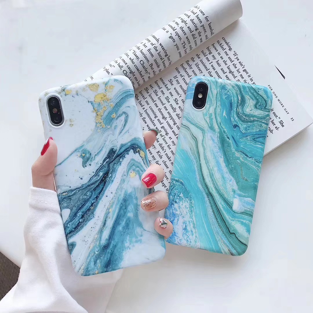 Ốp iphone 11 11 pro 11 pro max 7 8 plus x xs xs max, ốp lưng iphone vân màu nước